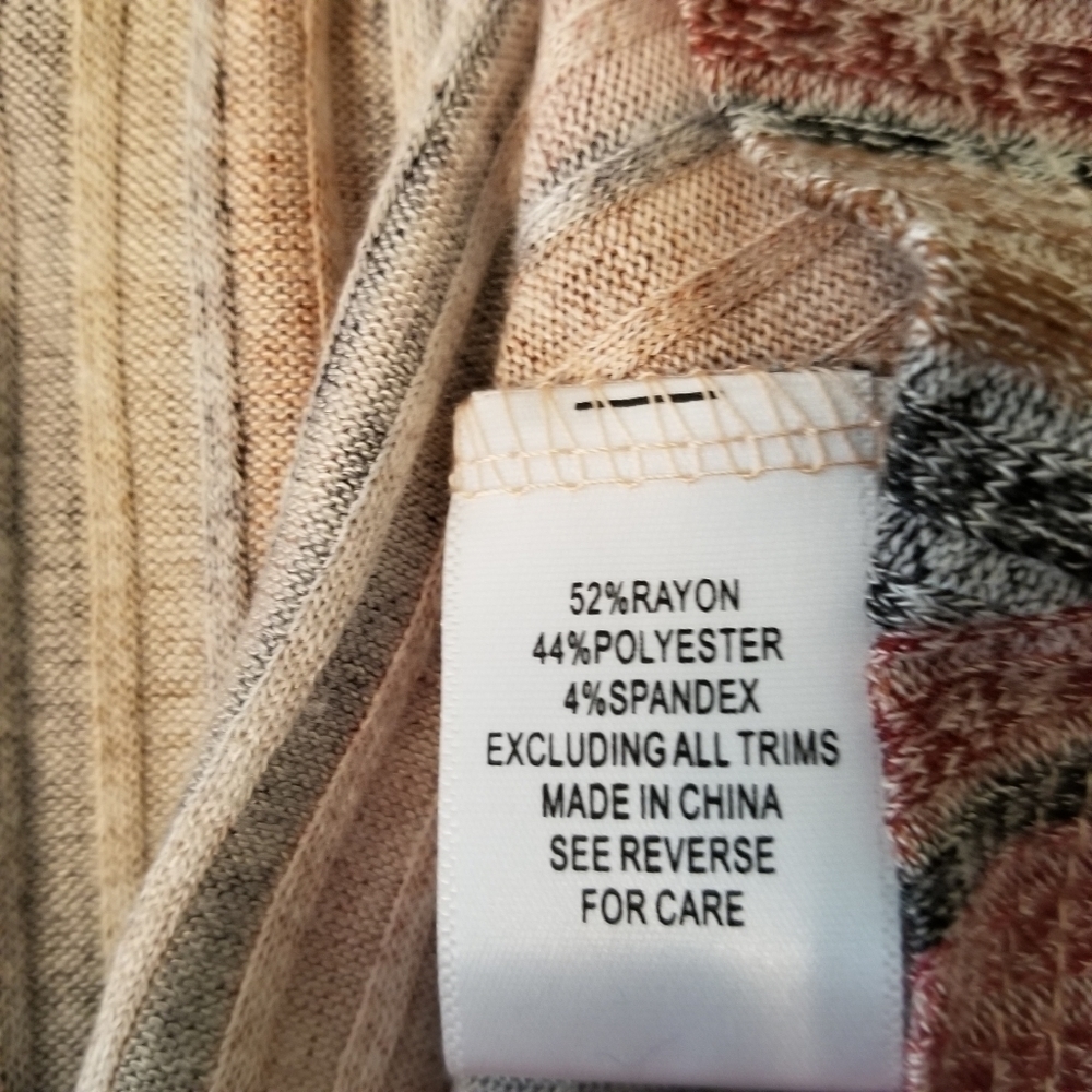 Another Reason striped shirt, sz Lg - Picture 7 of 7